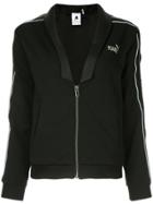 Puma Side Logo Stripe Sports Jacket - Black