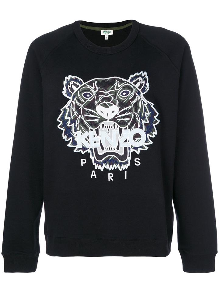 Kenzo - Tiger Sweater - Men - Cotton - Xs, Black, Cotton