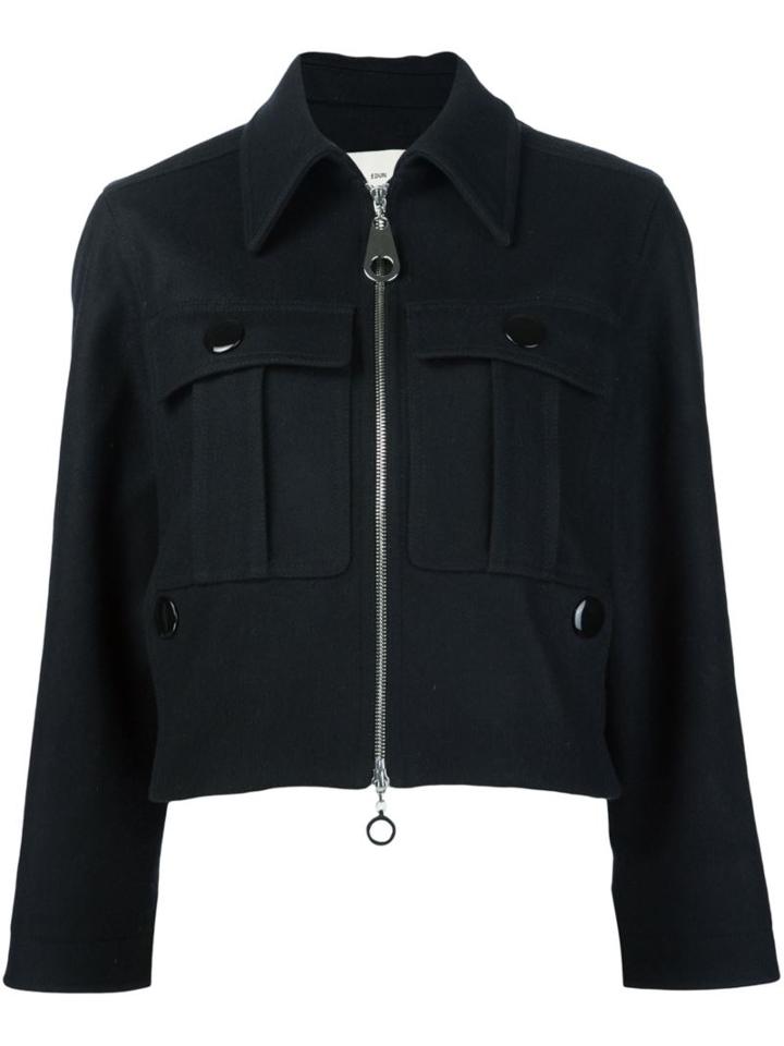 Edun Felt Cropped Jacket