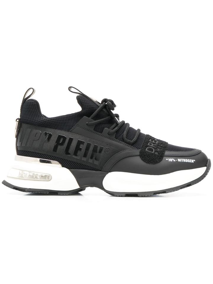 Philipp Plein Low Top Trainers - Black