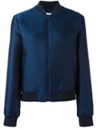 P.a.r.o.s.h. - Bomber Jacket - Women - Silk/polyester - L, Women's, Blue, Silk/polyester