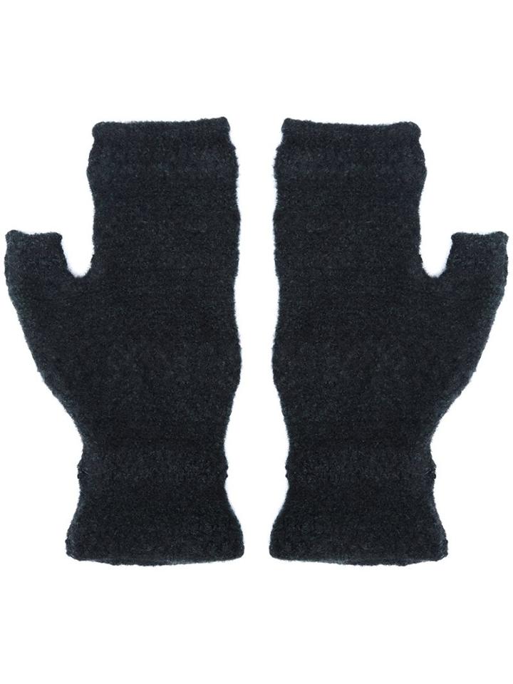 Lainey Keogh Fingerless Gloves, Women's, Black, Nylon/spandex/elastane/cashmere