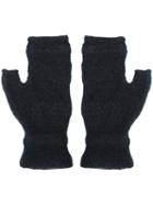 Lainey Keogh Fingerless Gloves, Women's, Black, Nylon/spandex/elastane/cashmere