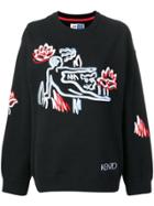 Kenzo Loose Fitted Sweatshirt - Black