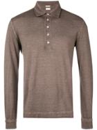 Massimo Alba Longsleeved Polo Shirt - Nude & Neutrals