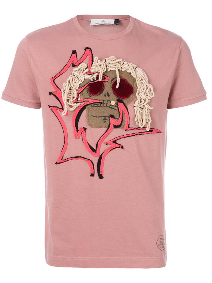 Vivienne Westwood T-shirt With Central Motif - Pink & Purple