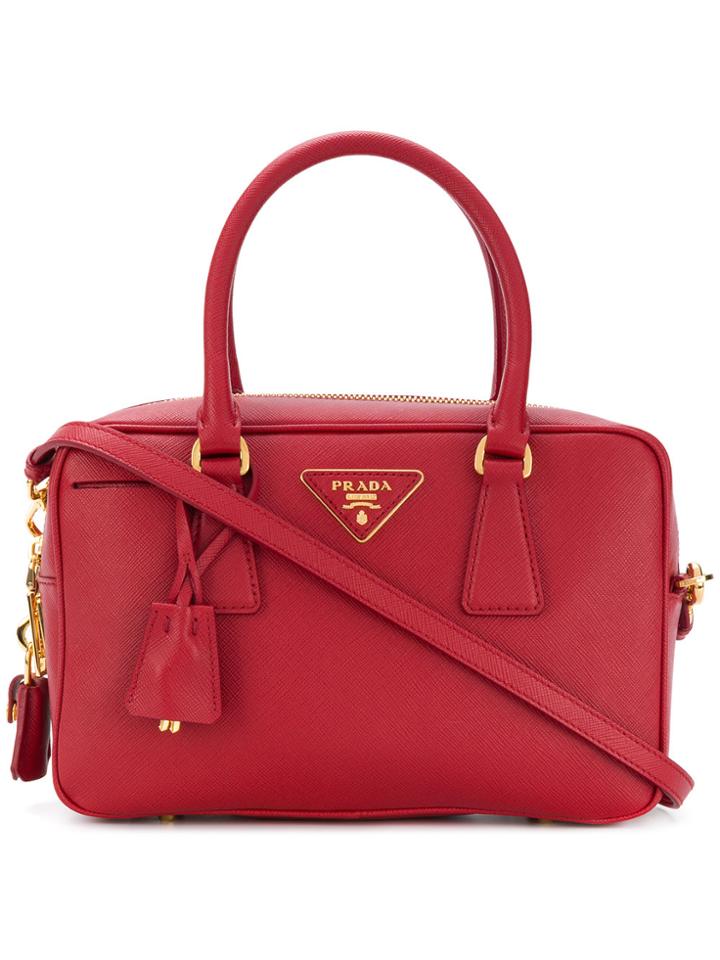 Prada Small Tote - Red