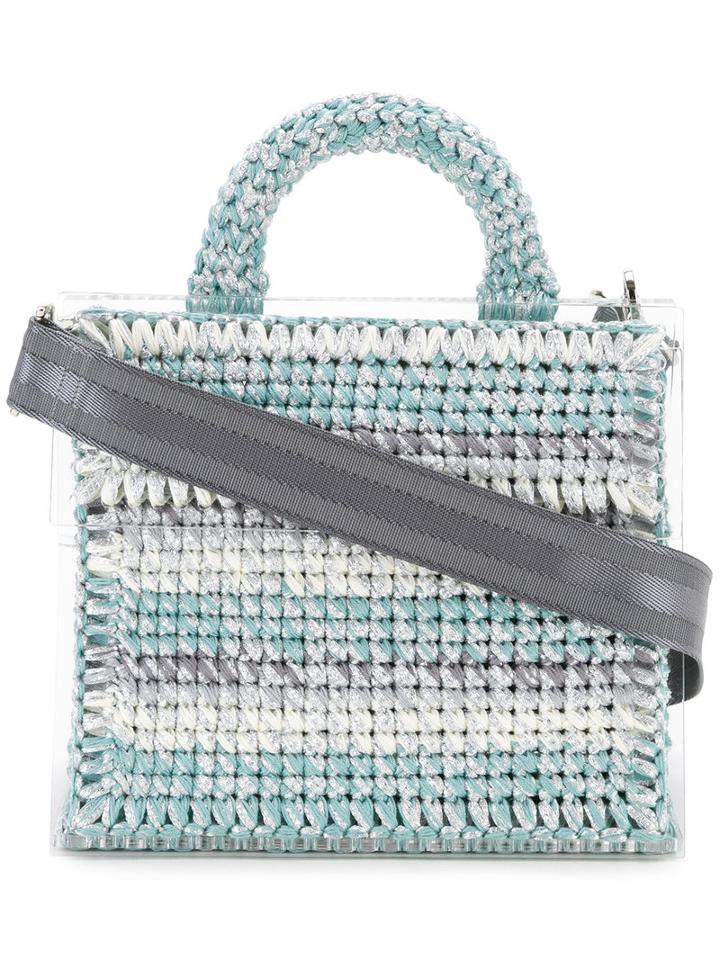 7ii - Bath Copacabana Purse - Women - Acrylic - One Size, Women's, Green, Acrylic