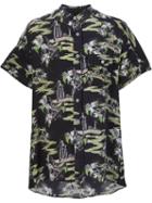 Black Fist Toxic Hawaiian Shirt, Men's, Size: M, Silk