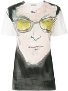 Moncler Portrait Print T-shirt - White