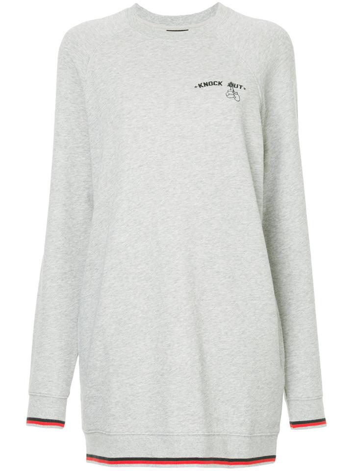 The Upside Marl Sweater Dress - Grey