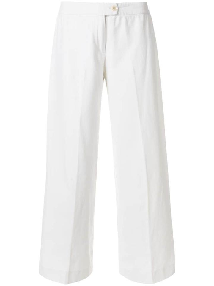 Moschino Pre-owned Wide-leg Trousers - White