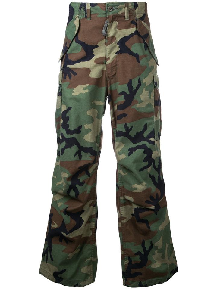 Icons - Camouflage Trousers - Men - Cotton - L, Black, Cotton
