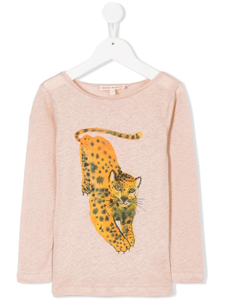 Anne Kurris Panther T-shirt - Pink & Purple