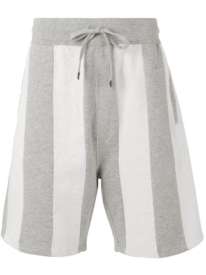 Adidas Originals By Alexander Wang - Inout Shorts - Women - Cotton - Xs, Grey, Cotton