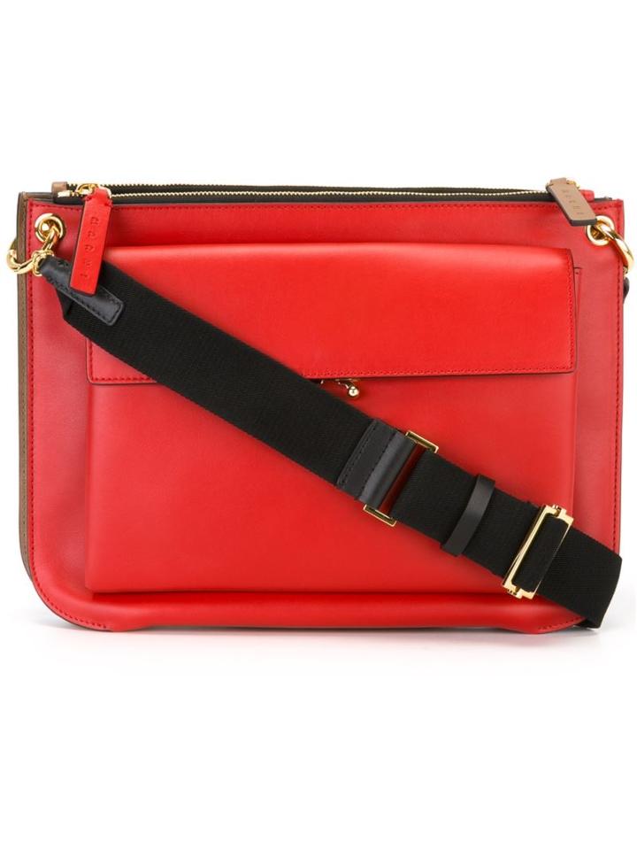 Marni 'bandoleer' Shoulder Bag, Women's, Red