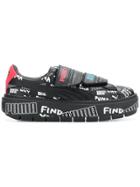Puma Leather Low Top Trainers - Black