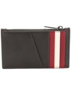 Bally Tenley Striped Zipped Coin Pouch - Brown