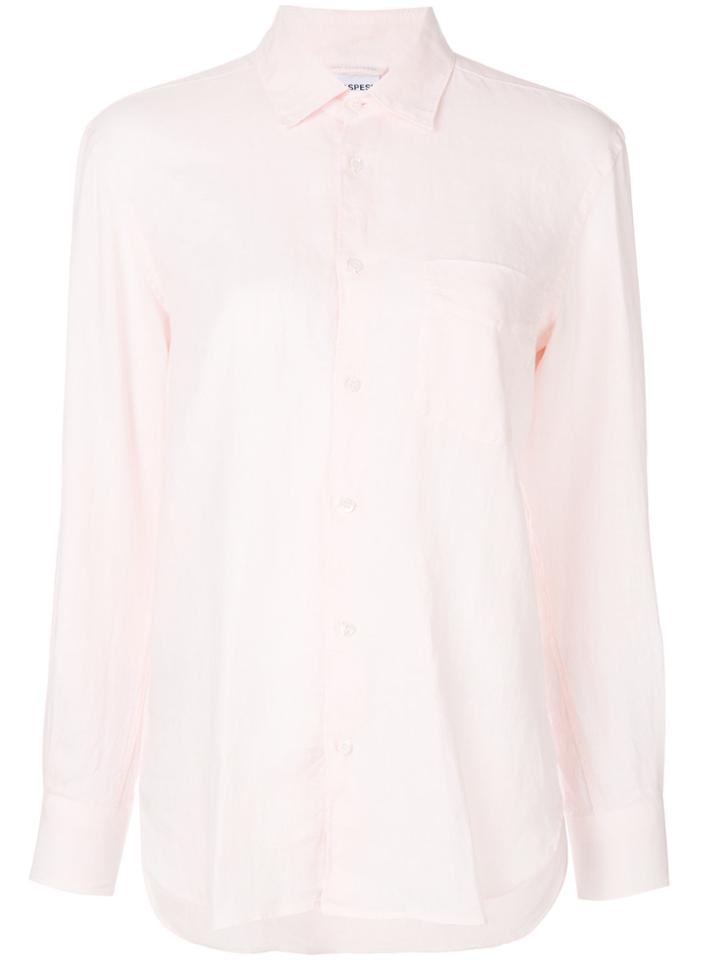 Aspesi Patch Pocket Shirt - Pink & Purple