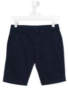 Dondup Kids - Chino Shorts - Kids - Cotton/spandex/elastane - 14 Yrs, Blue