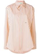 Off-white Striped Shirt - Orange
