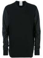 Lost & Found Rooms - Technical Sleeve Sweatshirt - Men - Cotton/polyester - M, Black, Cotton/polyester