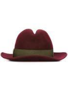 Antonio Marras Fedora Hat, Women's, Size: Xs, Pink/purple, Wool