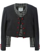 Moschino Vintage '2 In 1' Cropped Jacket