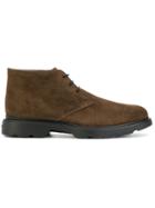 Hogan Lace-up Boots - Brown