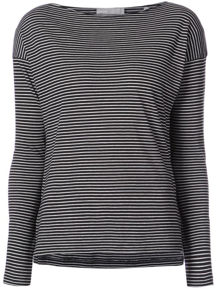 Vince Pencil Stripe Blouse - Multicolour