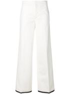 Moncler Flared Style Trousers - White