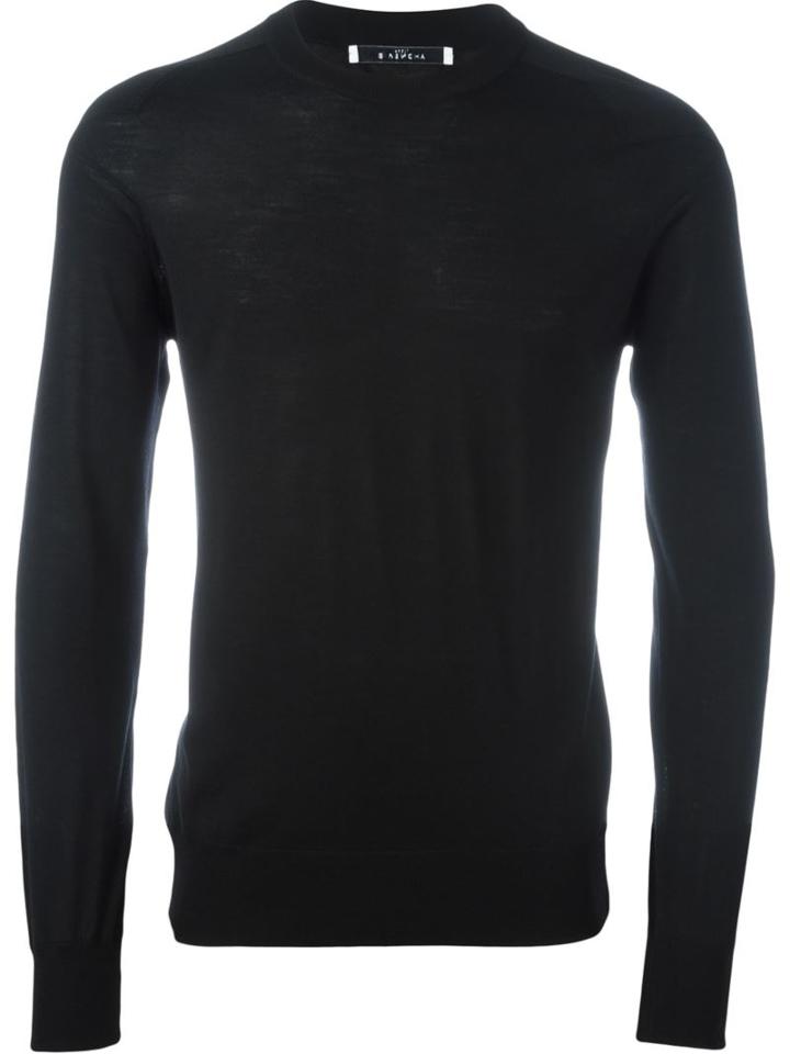 Givenchy Crew Neck Sweater, Men's, Size: Xl, Black, Wool