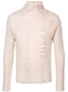 Cottweiler Mock Neck Jumper - White