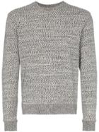 John Elliott Crew Neck Knitted Cotton Jumper - Grey