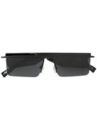 Le Specs Square Frame Sunglasses - Black
