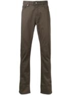 Kent & Curwen Slight Stretch Straight Jeans - Green