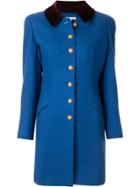 Chanel Pre-owned 1996 Cc Button Jacket - Blue