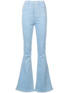 Unravel Project High Waist Flared Jeans - Blue