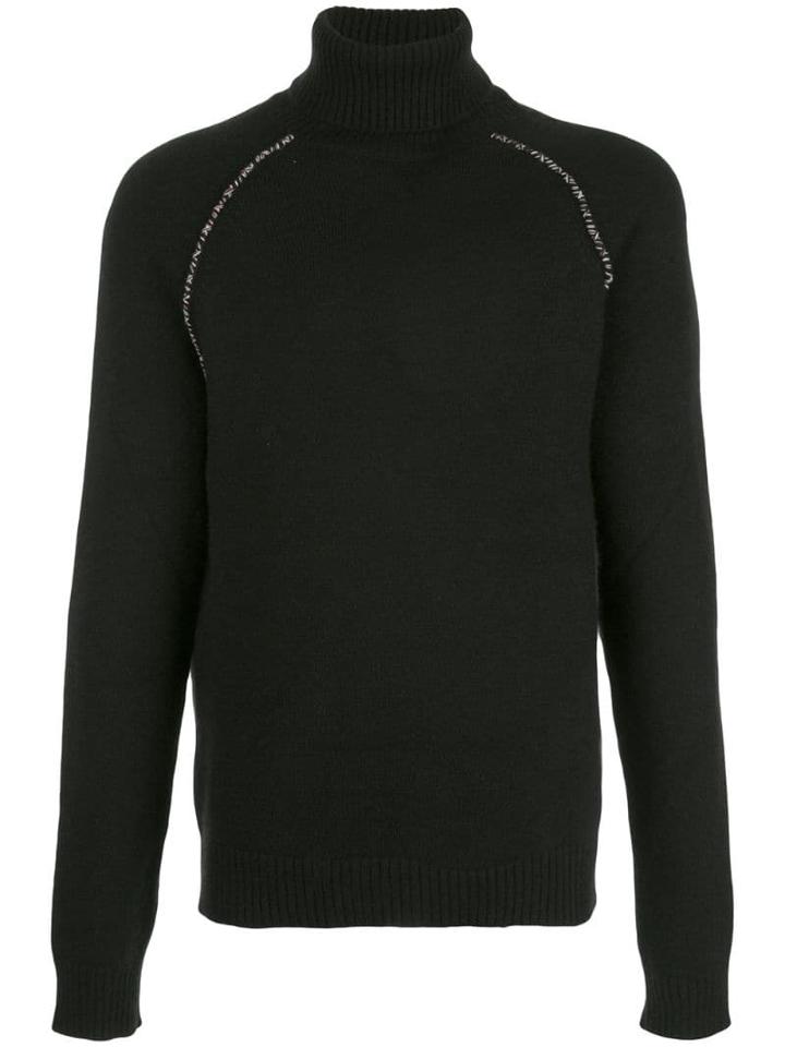 Alanui Rollneck Cashmere Sweater - Black