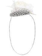 Piers Atkinson Rose Embroidered Felt Fascinator