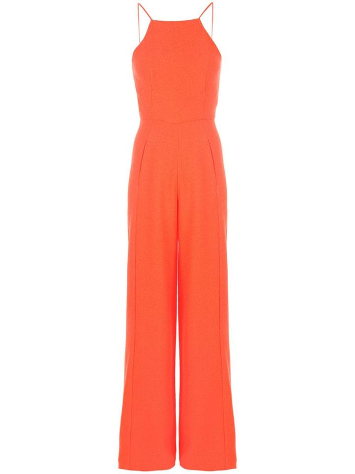 Black Halo High Neck Jumpsuit - Orange