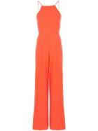Black Halo High Neck Jumpsuit - Orange