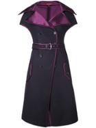 Sies Marjan Carol Bonded Satin Vest - Blue