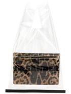 Jil Sander Clear Shopping Tote - Neutrals