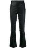 Federica Tosi High-waisted Cropped Trousers - Black