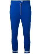 Dondup Cropped Trousers, Women's, Size: 44, Blue, Cotton/viscose/polyamide/spandex/elastane