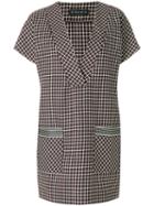 Etro - Plaid V-neck Dress - Women - Silk/cotton/wool - 44, Silk/cotton/wool