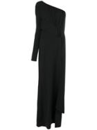 Givenchy Asymmetric Fitted Dress - Black
