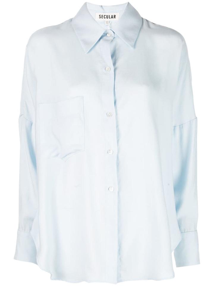 Secular. Lab Structured Shirt - Blue