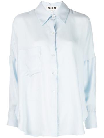 Secular. Lab Structured Shirt - Blue